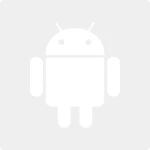 white wallpaper android application logo